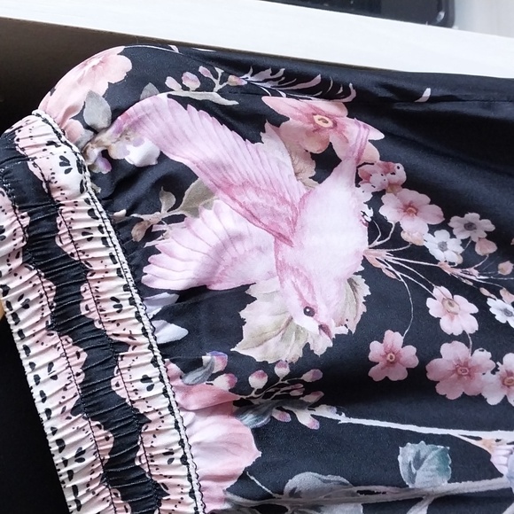 Nwt Rachel Zoe Black Floral Maxi Skirt - Picture 7 of 17